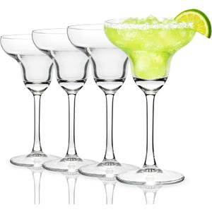 Margarita Glasses Set of 4 - 10 FL OZ / 300 ML Martini Glasses, Premium Pure Clear Cocktail Glasses for Margarita, Daiquiri, Paloma - Ideal for Salted or Sugared Rim Cocktails, Housewarming Gift