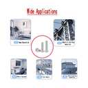 1/4-203/4" Button Head Socket Cap Bolts Screws 304 Stainless Steel Machine Screws Bolts Fully Machine Thread Allen Hex Drive, Pack of 20