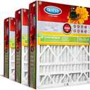 BestAir AB2025-11R AC Furnace Air Filter, 20" x 25" x 5", MERV 11, Fits 100%, For Trion Air Bear, Supreme, Skuttle, GeneralAire, Source1, Ultravation & Braeburn Models, Pack of 3 (White)
