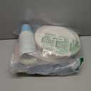 350 Pcs Baby Gender Reveal Plates and Napkins, 50 Guest Boy or Girl Gender Reveal Party Supplies Include Light Pink and Light Blue Plates Napkin Cup Plastic Spoon Fork Knive for Baby Shower