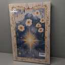 3pcs Sun And Moon Celestial Wall Art Vintage Tarot Astrology Wall Decor Painting Sun Flower And Full Moon Canvas Pictures Boho Celestial Prints Posters for Bed Room Home Decor 16x24 Inch Framed 