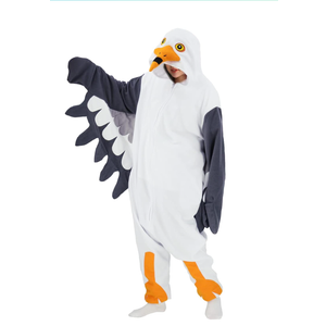 Adult Bird Onesie Pajamas Bird Cosplay Halloween Costume Homewear Pajamas for Women and Men Size L