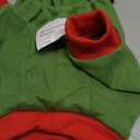 Mihachi Christmas Dog Pajamas, Pet Costume Elf Dog Costume Clothes , Soft Pet Pjs Winter Warm Jammies Dog Sweater, Stretchy Elf Clown Apparel for Puppy Christmas Party Supplies, Green S/M