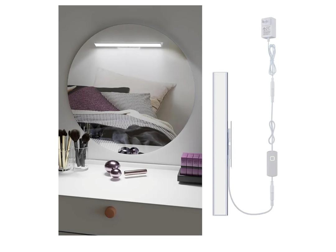 MY BEAUTY LIGHT Bright Dimmable Led Vanity Light Bar for Mirror, 2600K-6800K Adjustable Color Temperature Bathroom Vanity Light Fixtures, 0°-135° Angle Adjustable LED Makeup Mirror Lights
