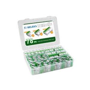 BELEKS 78 Pcs Push WireConnectors