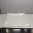 Art3d PVC Ceiling Tiles, 2'x2' Plastic Sheet in Argent Silver (12-Pack)
