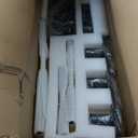 Kitchen Island Pendant Lighting 6-Light Black Metal Industrial Bar Chandelier Fixtures Vintage Hanging Farmhouse Rectangle Linear Chandelier for Dining Room