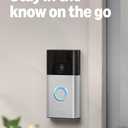 Ring Battery Doorbell, Home or business security with Head-to-Toe video, Live View with Two-Way Talk, and Motion Detection & Alerts, Satin Nickel