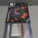 QDRAGON Mini Basketball Hoop, Over The Door Indoor, with 3 Balls/Inflator/Breakaway Rim, Basketball Toy Gifts for Kids and Adults, Suit for Bedroom/Office/Outdoor (Blue with scoreboard & Led)