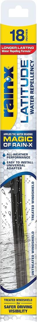 Rain-X 5079275-2 Repellency Water Repellent Wiper Blades, 18" Windshield Wiper, All Weather Streak-Free for Enhanced Visibility w/Water Repellency Formula