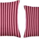 Burgundy and Pink Stripes Geometric Vertical Lines Trendy Throw Pillow