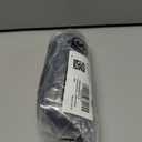 Herseas Women's Loop Straps Bikini Sets 2 Piece Shine Ribbed Swimsuits Ruched High Waisted Bathing Suits (Black, S)