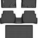 AIPOIL Floor Mats & Cargo Liner Set for 2017-2022 Mazda CX5 All Weather Protection TPE Anti-Slip Automotive Full Set Custom CX-5 Car Mats Accessories - Black