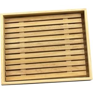 Mobestech Japanese Style Wooden Serving Tray for Sushi and Sashimi Multi-functional Appetizer Plate Decorative Food Display Dish for Restaurants and Home Dining
