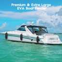 AWEMUFA Boat Fenders Easy to Install Bumper for Docking Ideal Fender for Pontoon, Bass, Jet Ski and Fishing Boats