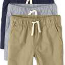 The Children's Place Boys and Toddler Essential Jogger Shorts (5T, Multi Color)