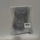 JOMECA AFO Foot Drop Brace Adjustable Tension with Dual-Dial Drop Foot Brace for Walking with Shoe Use with Shoes Featuring Eyelets, Black (Medium, Pair)