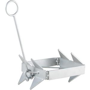 Boat Anchor 19 LBS, Hot-Dipped Galvanized Folding Anchor, Boat Slide Cube Anchor (Box Style) Suitable for Different Size Boats