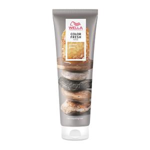 Wella Color Fresh Mask | Color-Depositing Hair Mask for Refreshed Salon Color | Vegan Formula with Avocado Oil for Smooth, Moisturized Results | All Hair Types | Zero Damage | Silicone Free | 5 Fl Oz (Golden Gloss)