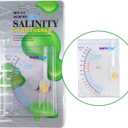Abnaok Salinity Tester, Sea Specific Gravity Test for Fish Tank Pond Water Saltwater Freshwater, Accurate Automatic Hydrometer