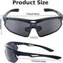 Polarized Cycling Glasses Sports Sunglasses Riding Glasses for Men Women UV400 Protection
