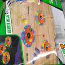 TERRAMUS Light Up Golf Play Set - Upgraded Backyard Golf Chipping Game with 6 LED Targets, 2 Clubs, 18 Balls, 6 Bean Bags, Night Golf Toys Gifts for Kids Golfers Family Indoor Outdoor Beach Lawn Park