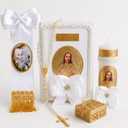 First Communion Candle and Bible - Biblia y Vela de Primera comunin para nio - Vela para Primera comunion para nio - First Communion Candle Set for boy - recuerdos de Primera comunion