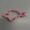 3 x Holiday Home Grippy Cookie Cutter, Heart and Arrow 
