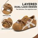 La Chapelle Women's Retro Fashion Sneakers Low Top Casual Walking Shoes