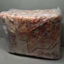 Smiry 4x6 Area Rugs for Living Room, Boho Chic Style Printed Rugs, Low Pile, Non-Shedding, Easy Care, Machine Washable Lightweight Floor Carpets Rugs for Bedroom, Dining Room, Home Office, Orange