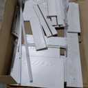 Tribesigns 63 Inch Computer Desk with File Drawer Cabinet, Ergonomic Office Desk with Monitor Stand, Computer Table with Printer Space, Wood PC Table Workstation Desk for Home Office, White