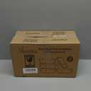 VERONES 5 Pack Glass Meal Prep Containers 2 Compartment Set, 36OZ Airtight Glass Lunch Containers, Glass Food Storage Containers with Lids, for Microwave, Oven, Freezer & Dishwasher Friendly,Red