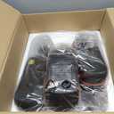 Under Desk Elliptical Machine, Electric Elliptical Leg Exerciser for Seniors with 12 Adjustable, Portable Quiet Elliptical Exercise Machine, Seated Pedal Exerciser with Remote Control (Orange)