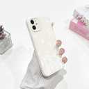 3 x NITITOP Compatible with iPhone 11 Case Cute Flowers Floral Plant Pattern for Women Girls Trendy Slim Fit TPU Bumper Silicone Shockproof Full Camera Protection Cover - White