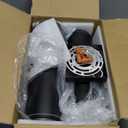 Outdoor Wall Lights 2 Packs, Integrated LED Cylinder Up Down 12W 2700K Modern Aluminum Light, Waterproof Exterior Light for Porch Patio Door (Black)