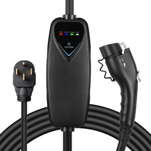 Lectron Level 2 EV Charger - ETL Certified, 240V, 40 Amp, NEMA 14-50 Plug, 16 ft Extension Cord & J1772 Cable- Portable Electric Car Charger for J1772 EVs and Plug-in Hybrid Vehicles