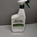Liquid Fence Deer & Rabbit Repellent Ready-to-Use, 32-Ounce, White