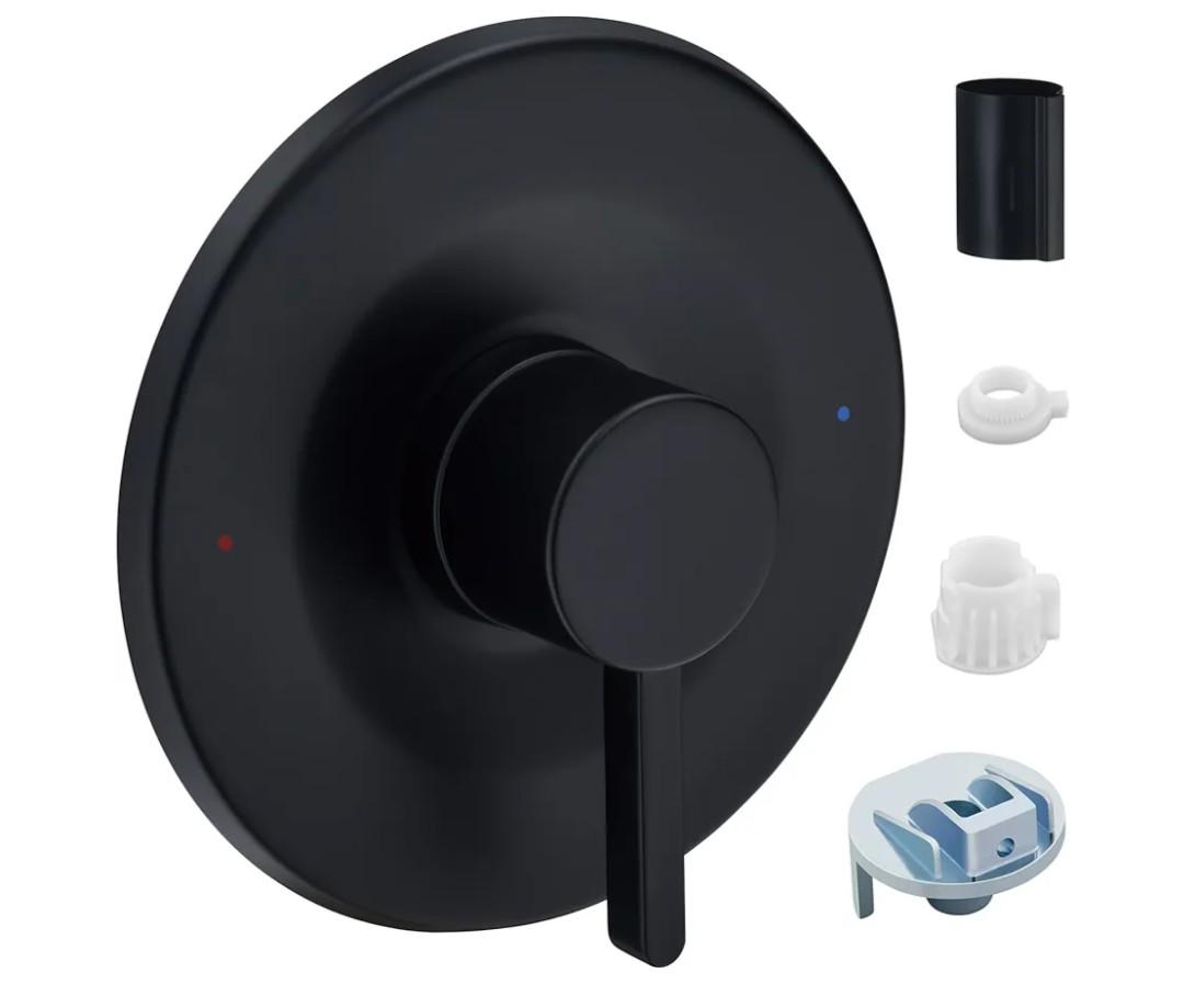 Shower and Tub Trim Kit, Compatible with Moen Posi-Temp Valve, Matte Black