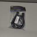 5mm PVC Jump Rope for Fitness | Adjustable Indoor/Outdoor Skipping Rope with Unbreakable Handles | Ultra-Strong PVC & White Grips (Onyx Black)