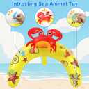Baby Pool Float with Canopy for 6-36 Months - UPF 50+ Sun Shade Pool Float, Non-Flip Safety Seat with Toy Console, Adjustable Infant Swim Ring for Boys Girls