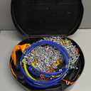 Snow Chains, Wear-Resistant High Carbon Steel Anti Slip Tire Chain for Passenger Cars, Pickups, and SUVs, Set of 2 (KN150)