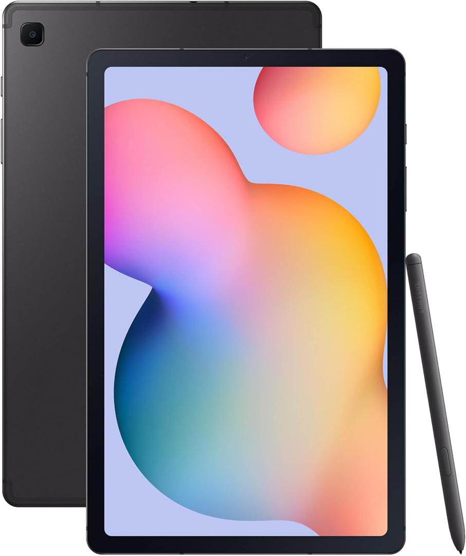 Samsung Galaxy Tab S6 Lite (2024) 10.4" 64GB WiFi Android Student Tablet, S Pen for Note-Taking, Gaming Ready, Long Battery Life, Expandable Storage, US Version, Oxford Gray
