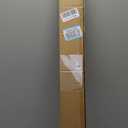 LazBlinds No Tools No Drill 1" Vinyl Mini Blinds, Cordless Blinds for Windows, Light Filtering Horizontal Window Blinds & Shades, 33" W x 64" H, White