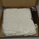 KaKaPops Christmas Stockings, 18 Inches Christmas Stocking with Name Tags Cable Knitted Stocking Decorations for Holiday Party Decor (6pcs Ivory)