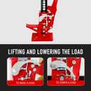 48''Farm Jack,7000LBS Capacity,with 5.12"-49.21" Lifting Range | 3 Ton Ratcheting Off Road Utility Heavy-Duty High Lift Jacks, for Tractor, Truck, SUV,Jeeps, All-Terrain Vehicle Rescue