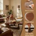 SoulNest Mid Century Small Coffee Table, Walnut Coffee Table for Living Room, Suitable for Living Room, Reception Room or Office (Small, Triangle)