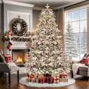 2 x 24 PCS Velvet Bows Christmas Ornaments Decorations, Sparkly Glittery Pink Velvet Bows Ornaments for Christmas Tree, Unique Elegant Xmas Home Holiday Decor for Tree Mantle Wreath Gift Wrap