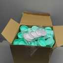 Jadive 36 Pcs 5.5 oz Plastic Spice Jars with Shaker Lids Clear Spice Bottles Plastic Seasoning Containers Empty Shaker for Kitchen Storing Herbs Seasoning Powders Pepper (Green)