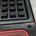 Mini Nonstick Waffle Maker, Perfect for Individual Waffles, Hash Browns, Brownies and more, Quick Results, Easy Clean Up, 600W, Red