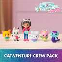 DreamWorks GABBY'S Dollhouse The Movie, Cat-Venture Crew Pack, 11-Piece Toy Figure Set with Accessories, Kids Toys for Girls & Boys Ages 3 and Up